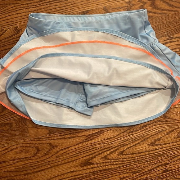 Lucky In Love Girls Tennis Skirt - M (10-12) - color: light blue - Picture 2 of 4